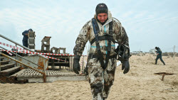 Seabed clean-up in Anapa, Russia