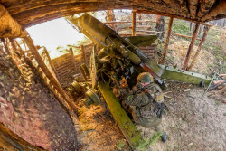 Don Cossack squad in Kherson Region, Russia