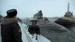 VIDEO. Russian nuclear-powered submarine Arkhangelsk arrives in Zaozyorsk