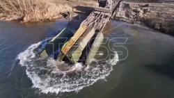VIDEO. Russian servicemen build pontoon bridge in border area of Kursk Region
