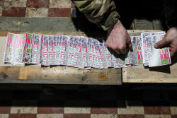 Стрельба агитационными снарядами в зоне СВО