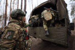 Российские военнослужащие на краснолиманском направлении СВО