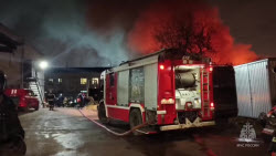 VIDEO. Fire in northwestern Moscow