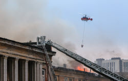Fire in northwestern Moscow