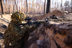 Russian snipers deployed in special military operation zone