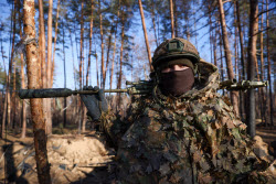 Russian snipers deployed in special military operation zone