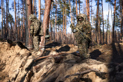 Russian snipers deployed in special military operation zone