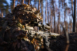 Russian snipers deployed in special military operation zone