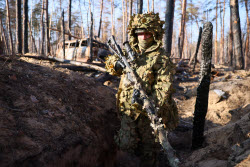 Russian snipers deployed in special military operation zone