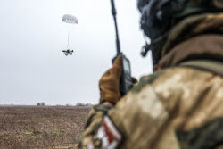 Работа расчета разведывательного БПЛА "Мерлин-ВР" в Херсонской области 
