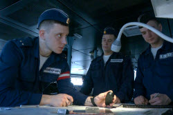 Russian Navy Pacific fleet ships leave Vladivostok