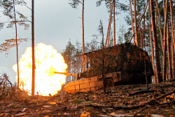 Russian tank crew deployed in zone of special military operation