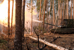 Russian tank crew deployed in zone of special military operation