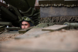 Russian tank crew deployed in zone of special military operation