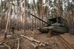 Russian tank crew deployed in zone of special military operation