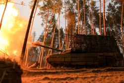 Russian tank crew deployed in zone of special military operation