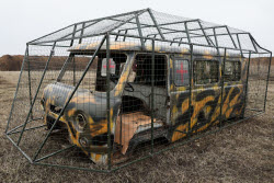 (+VIDEO) Russian military medical evacuation vehicles with enhanced protection