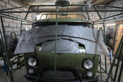 Russian military medical evacuation vehicles with enhanced protection