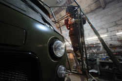 Russian military medical evacuation vehicles with enhanced protection