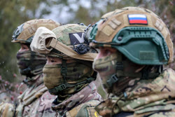 Farewell ceremony for Russian serviceman Roman Yefremov in Zaporozhye Region