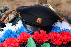 (+VIDEO) Farewell ceremony for Russian serviceman Roman Yefremov in Zaporozhye Region