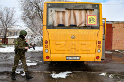 School bus attacked in Zaporozhye Region, Russia