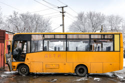 School bus attacked in Zaporozhye Region, Russia