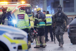APTOPIX Sweden Shooting.