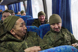 Released Russian prisoners-of-war return home