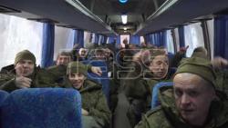 VIDEO: Released Russian prisoners-of-war return home