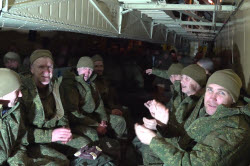Released Russian prisoners-of-war return home