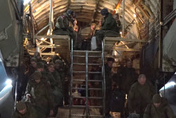 Released Russian prisoners-of-war return home
