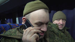 Released Russian prisoners-of-war return home