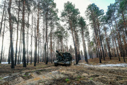 Msta-S self-propelled howitzer employed in special military operation