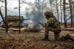 Msta-S self-propelled howitzer employed in special military operation