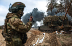 Msta-S self-propelled howitzer employed in special military operation