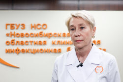 Открытие инфекционной больницы в Новосибирской области