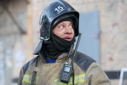 Makeyevka in aftermath of military strike