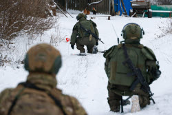 Sappers deployed in Kursk Region