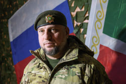 Special forces unit Akhmat commander Alaudinov gives interview to TASS News Agency