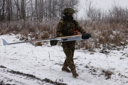 Deployment of Lancet loitering munition in Kursk Region