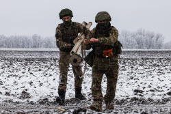 Deployment of Lancet loitering munition in Kursk Region
