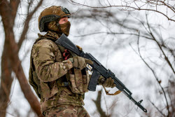 Russian assault units training in Lugansk People's Republic