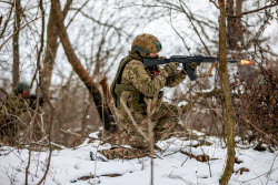 Russian assault units training in Lugansk People's Republic