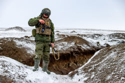 Russian assault units training in Lugansk People's Republic