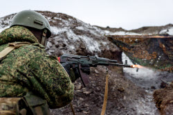 Russian assault units training in Lugansk People's Republic