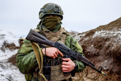 Russian assault units training in Lugansk People's Republic