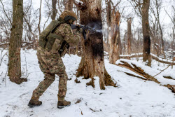 Russian assault units training in Lugansk People's Republic