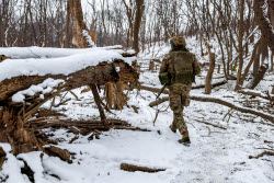 Russian assault units training in Lugansk People's Republic