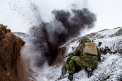 Russian assault units training in Lugansk People's Republic